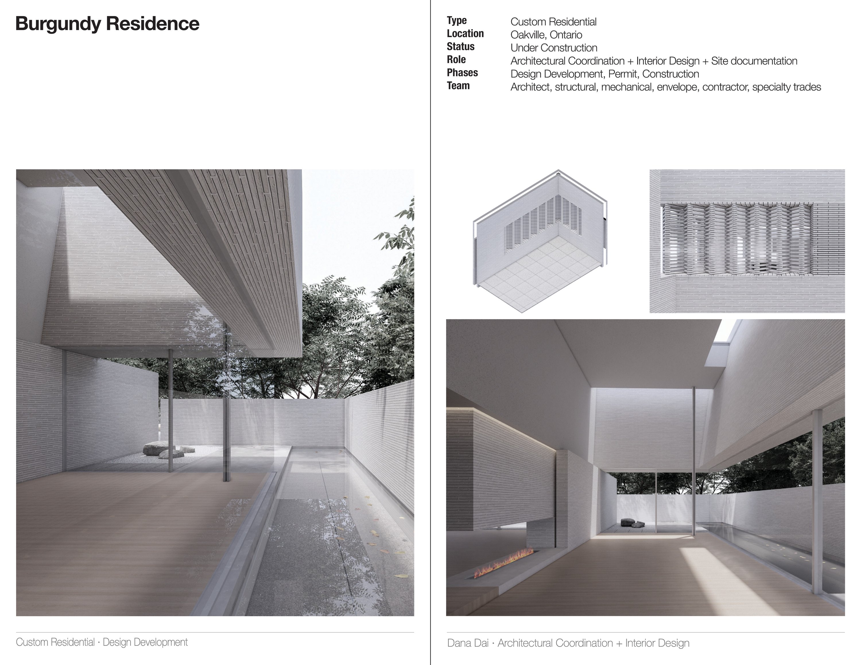 Burgundy Residence — design development renders